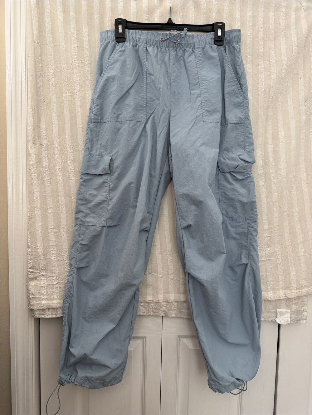 Light Blue Cargo Pants, Size L (11-13)